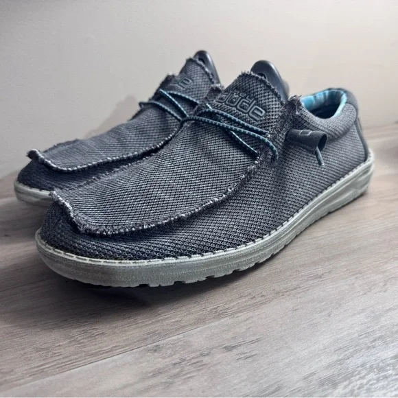 Hey Dude | Shoes | Hey Dude Gray Loafers Slipon Comfort  display picture 3